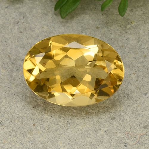 5.32ct Natural Dourado médio Citrino, oval, VVS-VS