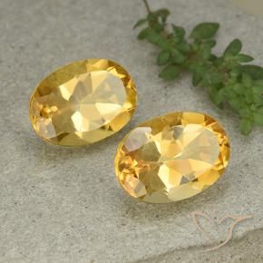 Pedras preciosas de Citrino Laranja Dourada natural de 11.26 ct, oval, VVS-VS