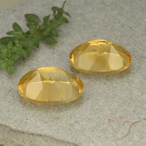 Pedras preciosas de Citrino Laranja Dourada natural de 11.26 ct, oval, VVS-VS