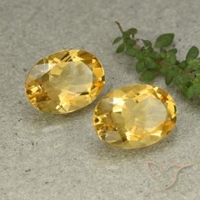 Pedras preciosas de Citrino Laranja Dourada natural de 10.02 ct, oval, VVS-VS