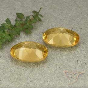 Pedras preciosas de Citrino Laranja Dourada natural de 10.02 ct, oval, VVS-VS