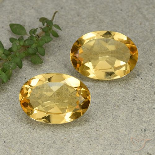 8.68ctw Natural Laranja Dourada Citrino, oval, VVS-VS