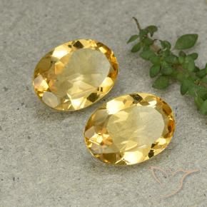 Pedras preciosas de Citrino Laranja Dourada natural de 8.68 ct, oval, VVS-VS