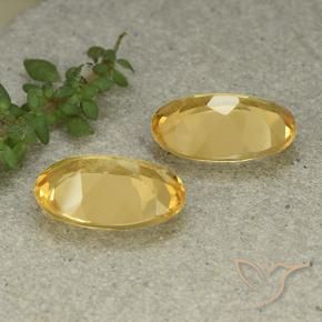 Pedras preciosas de Citrino Laranja Dourada natural de 8.68 ct, oval, VVS-VS