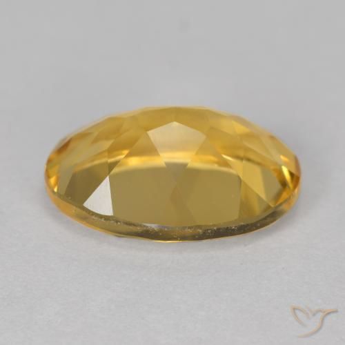 Citrino Laranja Dourado Profundo Natural 5.55ct, oval, VVS-VS