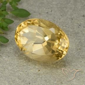 Citrino Dourado médio Natural 6.14ct, oval, VVS-VS