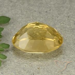 Citrino Dourado médio Natural 6.14ct, oval, VVS-VS