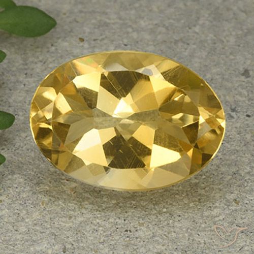 5.07ct Natural Dourado médio Citrino, oval, VVS-VS