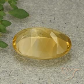 Citrino Dourado médio Natural 5.07ct, oval, VVS-VS