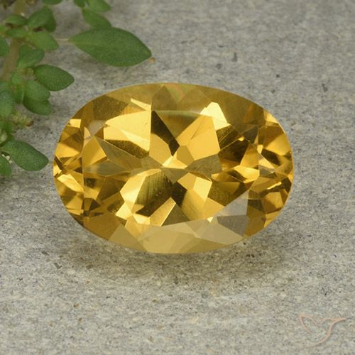 6.19ct Natural Dourado Citrino, oval, VVS