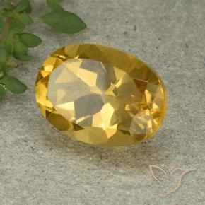 Citrino Dourado Natural 6.19ct, oval, VVS