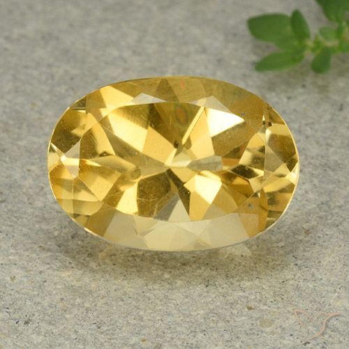 5.43ct Natural Laranja Dourada Citrino, oval, VVS-VS