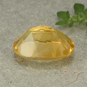 Citrino Laranja Dourada Natural 5.43ct, oval, VVS-VS
