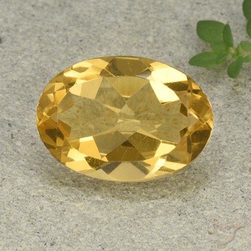4.79ct Natural Laranja Dourada Citrino, oval, VVS-VS