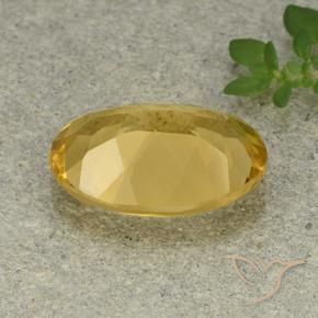Citrino Laranja Dourada Natural 4.79ct, oval, VVS-VS