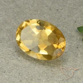 Citrino Laranja Dourada Natural 5.03ct, oval, VVS-VS