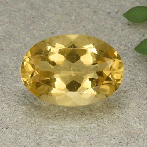 5.73ct Natural Dourado médio Citrino, oval, VVS-VS