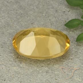 Citrino Laranja Dourada Natural 5.43ct, oval, VVS-VS