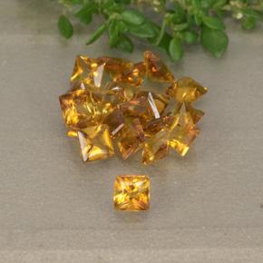 Pedras preciosas de Citrino Amarelo natural de 2.32 ct, Quadrado, VS