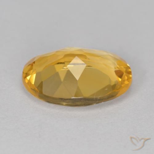Citrino Laranja Dourado Profundo Natural 4.68ct, oval, VVS-VS