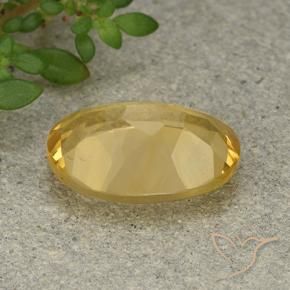 Citrino Laranja Dourada Natural 5.18ct, oval, VVS-VS