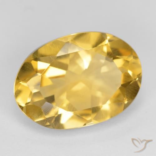 Citrino Ouro Natural 5.16ct, oval, VVS-VS