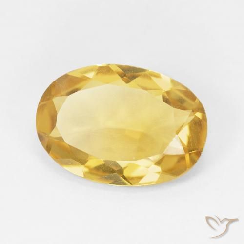 Citrino Dourado Natural 4.37ct, oval, VVS-VS