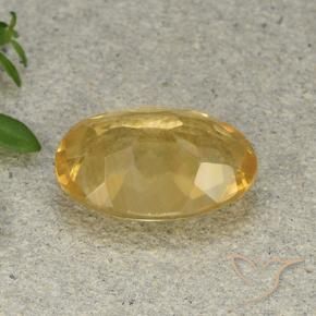 Citrino Laranja Dourada Natural 4.58ct, oval, VVS-VS