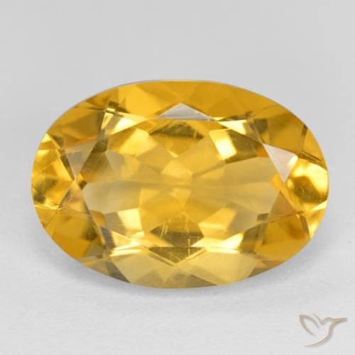 4.83ct Natural Dourado médio Citrino, oval, VVS-VS