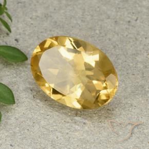 Citrino Laranja Dourada Natural 4.67ct, oval, VVS-VS