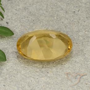 Citrino Laranja Dourada Natural 4.67ct, oval, VVS-VS