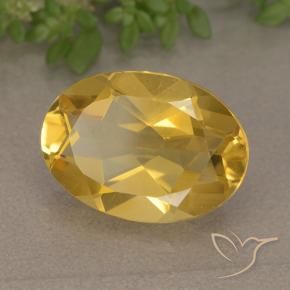 Citrino Laranja Dourada Natural 5.01ct, oval, VVS-VS