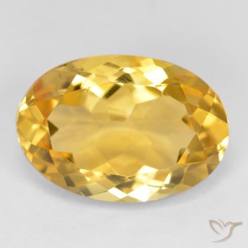 5.30ct Natural Laranja Dourada Citrino, oval, VVS