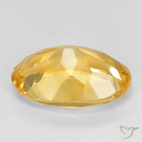 Citrino Laranja Dourada Natural 5.30ct, oval, VVS
