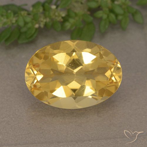5.46ct Natural ouro profundo Citrino, oval, VVS-VS