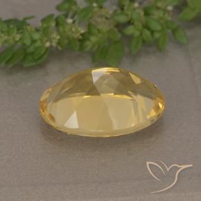 Citrino ouro profundo Natural 5.46ct, oval, VVS-VS