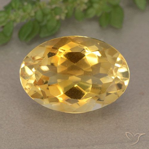 5.65ct Natural Laranja Dourada Citrino, oval, VVS