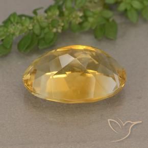 Citrino Laranja Dourada Natural 5.65ct, oval, VVS