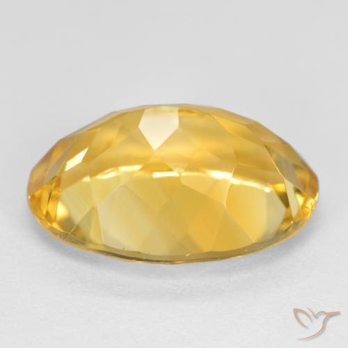 Citrino Dourado médio Natural 5.37ct, oval, VVS
