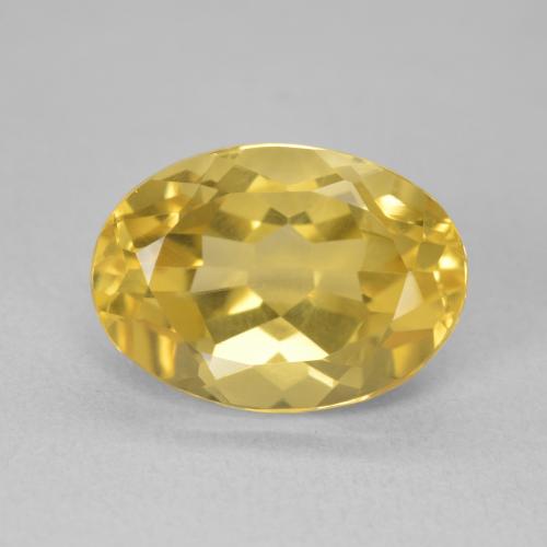 6.51ct Natural Dourado médio Citrino, oval, VVS