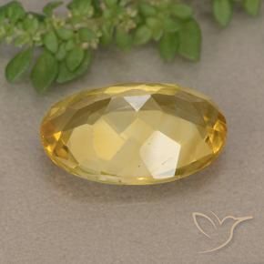 Citrino Laranja Dourada Natural 4.38ct, oval, VVS
