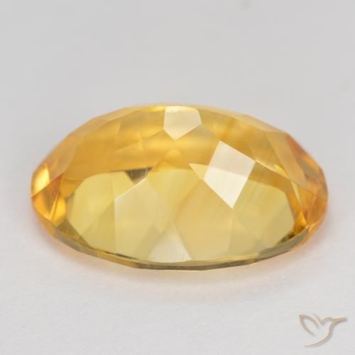 Citrino Laranja Dourado Profundo Natural 5.42ct, oval, VVS