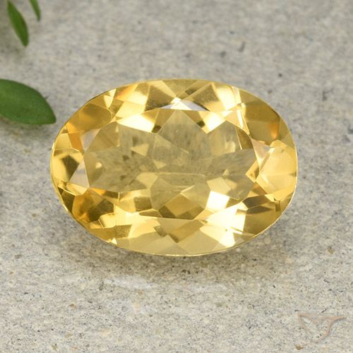 4.68ct Natural Laranja Dourada Citrino, oval, VVS-VS