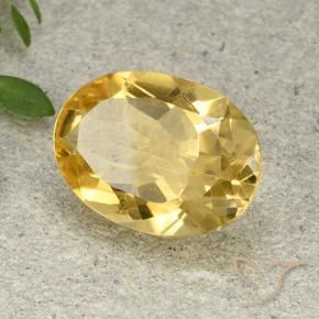 Citrino Laranja Dourada Natural 4.68ct, oval, VVS-VS