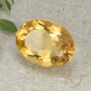 Citrino Dourado Médio-claro Natural 5.30ct, oval, VVS-VS