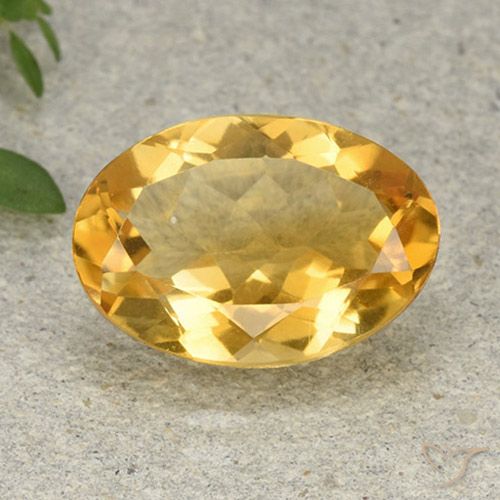 5.05ct Natural Dourado médio Citrino, oval, VVS-VS
