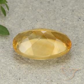 Citrino Dourado médio Natural 5.05ct, oval, VVS-VS