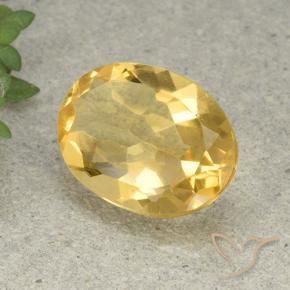 Citrino Dourado Natural 4.38ct, oval, VVS-VS