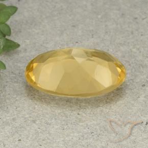 Citrino Dourado Natural 4.38ct, oval, VVS-VS