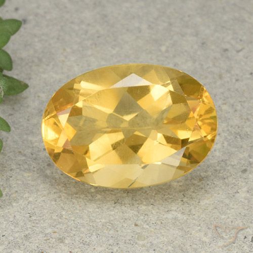 5.55ct Natural Laranja Dourada Citrino, oval, VS